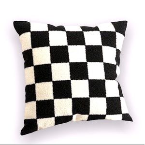 SOLD Checkered Pillow Cover